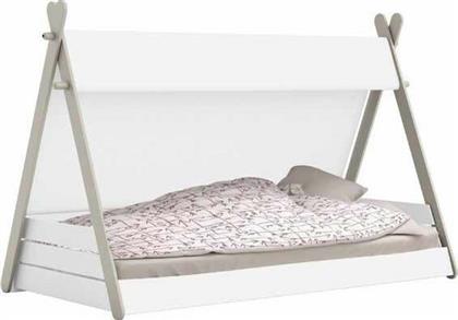 Παιδικό Κρεβάτι Τύπου Montessori Μονό για Στρώμα 90x200cm Γκρι Inca από το Polihome