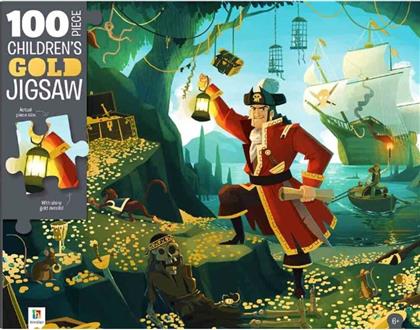 Παιδικό Puzzle Pirate Treasure 100pcs για 6+ Ετών Hinkler από το GreekBooks