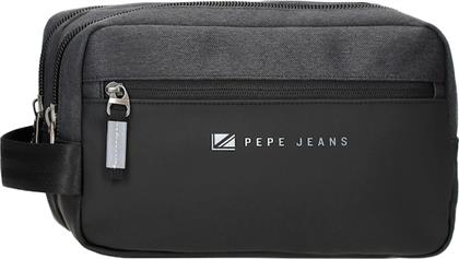 Pepe Jeans Ανδρικό Νεσεσέρ Jarvis σε Μαύρο χρώμα από το Designdrops
