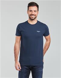Pepe Jeans Ανδρικό T-shirt Κοντομάνικο Navy Μπλε από το Tobros