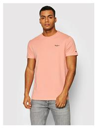 Pepe Jeans Ανδρικό T-shirt Ροζ με Λογότυπο από το Tobros