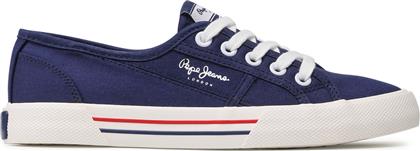 Pepe Jeans Brady Basic Γυναικεία Sneakers Navy Μπλε