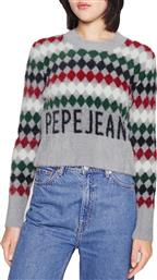 Pepe Jeans E1 Baylor Μακρυμάνικο Γυναικείο Πουλόβερ Βαμβακερό Πολύχρωμο