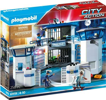 Playmobil City Action Αρχηγείο Αστυνομίας και Φυλακή Ασφαλείας για 4-10 ετών από το Moustakas Toys
