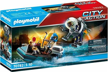 Playmobil City Action Jet Pack with Boat για 5-10 ετών