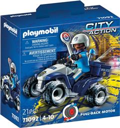 Playmobil City Action Police Quad για 4-10 ετών