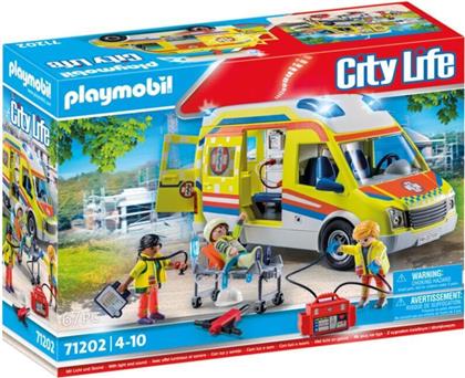Playmobil City Life Ασθενοφόρο με Διασώστες για 4-10 ετών από το Moustakas Toys