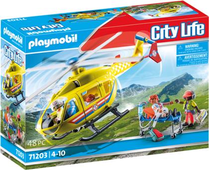Playmobil City Life Ελικόπτερο Πρώτων Βοηθειών για 4-10 ετών από το e-shop