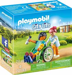 Playmobil City Life Patient in Wheelchair για 4+ ετών από το Toyscenter