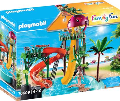 Playmobil Family Fun Water Park with Slides για 4-10 ετών