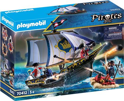 Playmobil Pirates Πλοιάριο Λιμενοφυλάκων για 5+ ετών από το Moustakas Toys