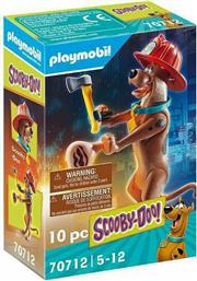 Playmobil Scooby-Doo Συλλεκτική Φιγούρα Scooby ''Πυροσβέστης'' για 5-12 ετών από το Toyscenter