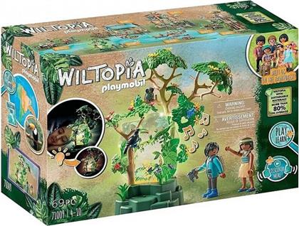 Playmobil Wiltopia Τροπικό Δέντρο και Εξερευνητές για 4-10 ετών