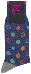 Pournara Ανδρικές Κάλτσες Με Σχέδια Μπλε 3677-1