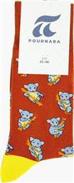Pournara Koalas Ανδρικές Κάλτσες Με Σχέδια Πορτοκαλί από το Tobros