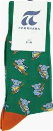 Pournara Koalas Ανδρικές Κάλτσες Με Σχέδια Πράσινες 211-209 από το Tobros