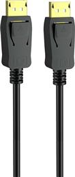 Powertech Cable DisplayPort male - DisplayPort male 2m Μαύρο (CAB-DP045) από το Public