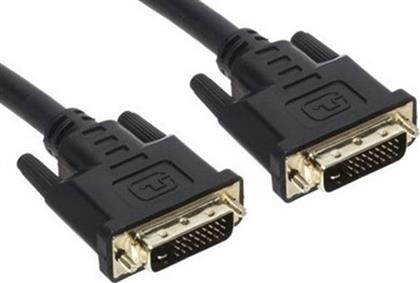 Powertech Cable DVI-D male - DVI-D male 1.5m (CAB-DVI003) από το Public
