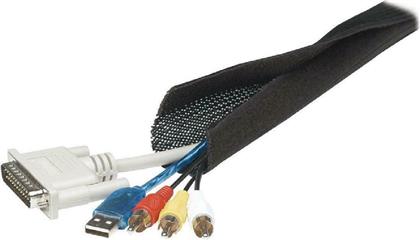 Powertech Cable Flex Wrap 1.8m Μαύρο από το Public
