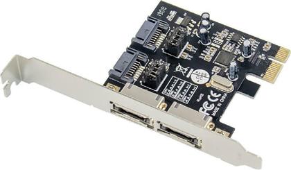 Powertech Κάρτα PCIe σε 2 θύρες SATA