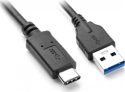 Powertech Regular USB 3.0 Cable USB-C male - USB-A male Μαύρο 2m (CAB-UC002) από το Public