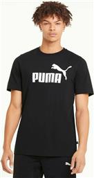 Puma Ανδρικό T-shirt Κοντομάνικο Μαύρο από το Cosmos Sport