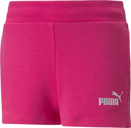 Puma Αθλητικό Παιδικό Σορτς/Βερμούδα Essentials Φούξια από το SportsFactory