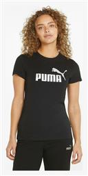 Puma Essentials Γυναικείο Αθλητικό T-shirt Μαύρο από το Modivo