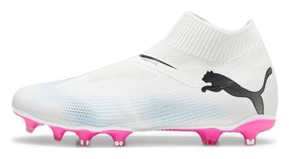 Puma Future 7 Match+ LL FG/AG Ψηλά Ποδοσφαιρικά Παπούτσια με Τάπες Λευκά