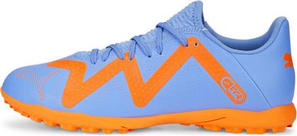 Puma Future Play TT Χαμηλά Ποδοσφαιρικά Παπούτσια με Σχάρα Blue Glimmer / Puma White / Ultra Orange από το Outletcenter