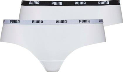 Puma Γυναικεία Boxer 2Pack Λευκά από το MybrandShoes