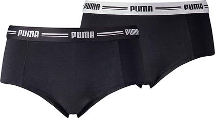 Puma Γυναικεία Boxer 2Pack Μαύρα από το MybrandShoes
