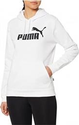 Puma Γυναικείο Φούτερ με Κουκούλα Λευκό