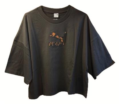 Puma Γυναικείο T-shirt Μαύρο