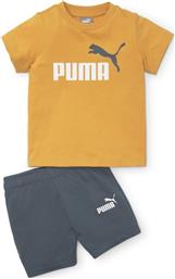 Puma Παιδικό Σετ με Σορτς Καλοκαιρινό 2τμχ Πορτοκαλί