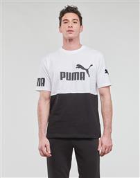 Puma Power Ανδρικό T-shirt Πολύχρωμο με Λογότυπο