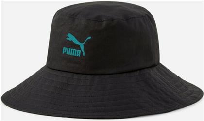 Puma Prim Υφασμάτινo Ανδρικό Καπέλο Στυλ Bucket Μαύρο από το Favela