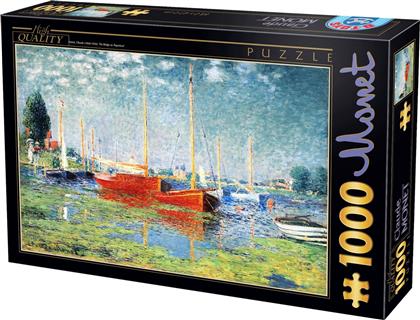 Puzzle Claude Monet Red Boats at Argenteuil 2D 1000 Κομμάτια από το GreekBooks