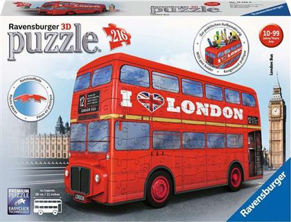 Puzzle London Bus 3D 216 Κομμάτια από το Designdrops