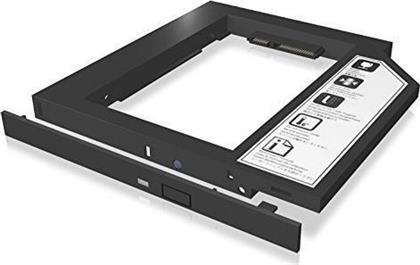 RaidSonic Icy Box IB-AC640 Caddy Laptop Optical Bay Adapter for 2.5-inch SSD/HDD Μαύρο (70644) από το Kotsovolos