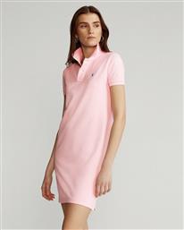 Ralph Lauren Mini Καλοκαιρινό All Day Φόρεμα Βαμβακερό Ροζ