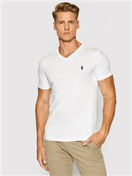 Ralph Lauren Ανδρικό T-shirt Λευκό Μονόχρωμο από το Modivo