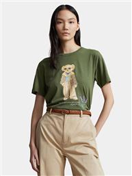 Ralph Lauren Bear Γυναικείο T-shirt Πράσινο από το Favela