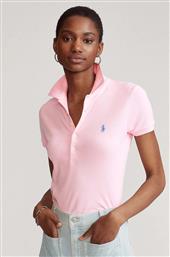 Ralph Lauren Γυναικεία Polo Μπλούζα Κοντομάνικη Ροζ