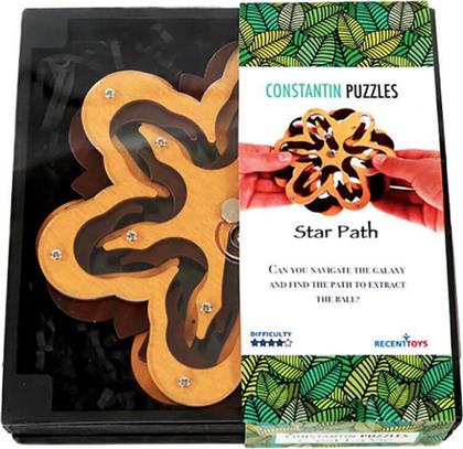 Recent Toys Costantin Puzzles: Star Path Λαβύρινθος από Ξύλο για 6+ Ετών J8 από το GreekBooks