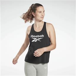 Reebok Identity Αμάνικη Γυναικεία Αθλητική Μπλούζα Μαύρη από το Cosmos Sport