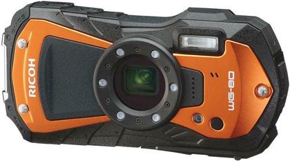 Ricoh WG-80 Compact Φωτογραφική Μηχανή 16MP Οπτικού Ζουμ 5x με Οθόνη 2.7'' και Ανάλυση Video 1920 x 1280 pixels Πορτοκαλί