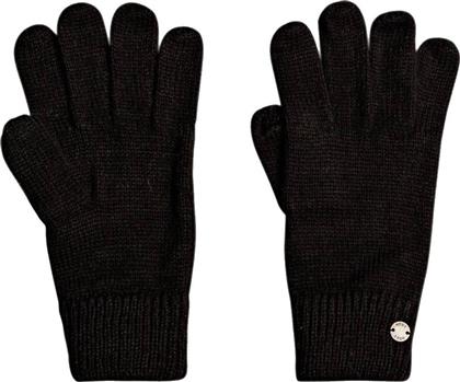 Roxy Love Today Μαύρα Ανδρικά Πλεκτά Γάντια από το Plus4u