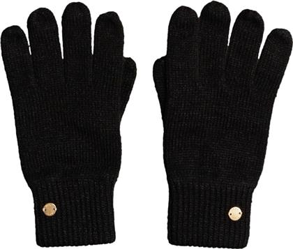 Roxy Want This More Μαύρα Γυναικεία Πλεκτά Γάντια από το Plus4u