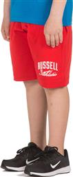 Russell Athletic Αθλητικό Παιδικό Σορτς/Βερμούδα για Αγόρι Κόκκινο